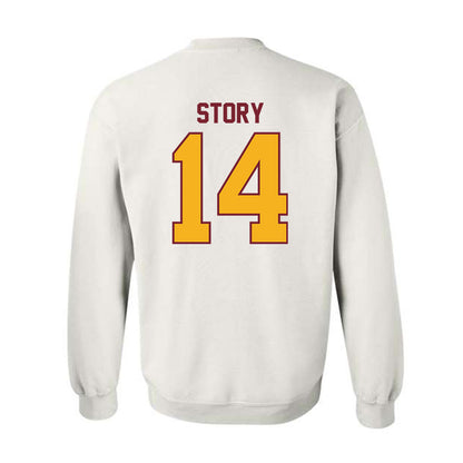 Winthrop - NCAA Men's Soccer : Logan Story - Classic Shersey Crewneck Sweatshirt-1
