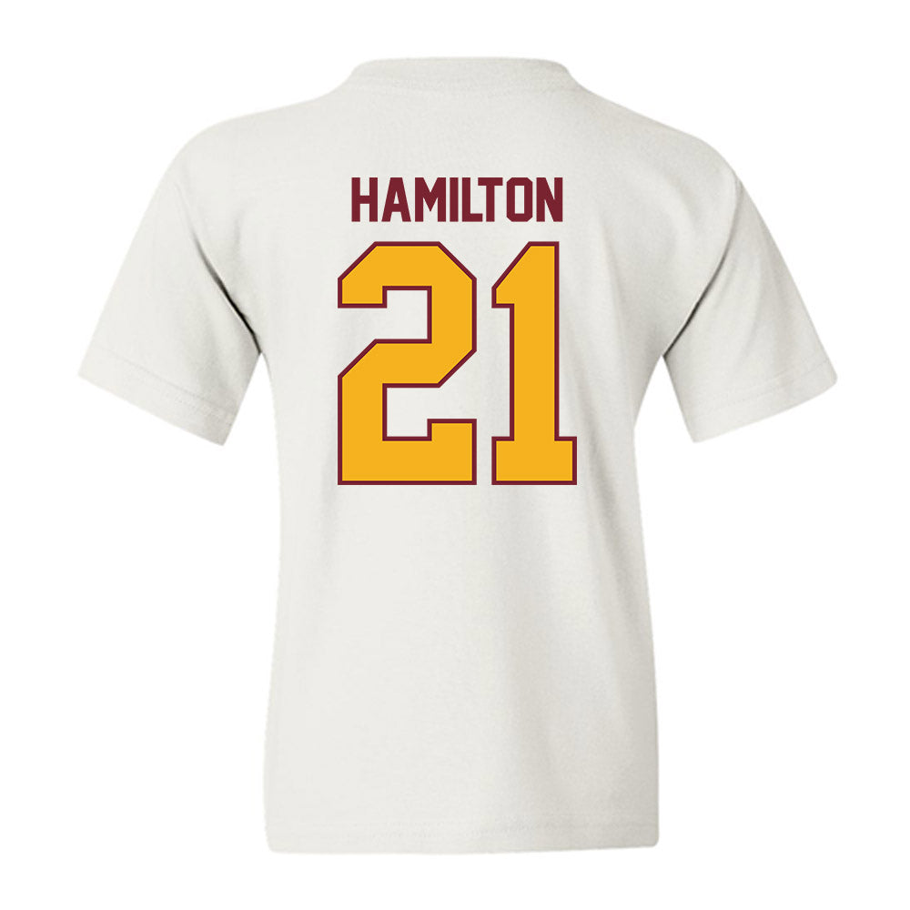 Winthrop - NCAA Men's Basketball : Tai Hamilton - Classic Shersey Youth T-Shirt-1