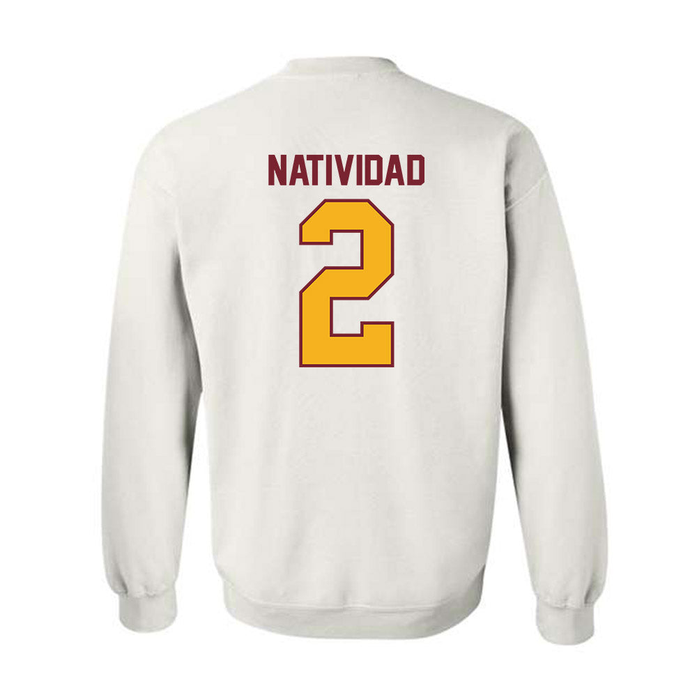 Winthrop - NCAA Baseball : Gabe Natividad - Classic Shersey Crewneck Sweatshirt-1