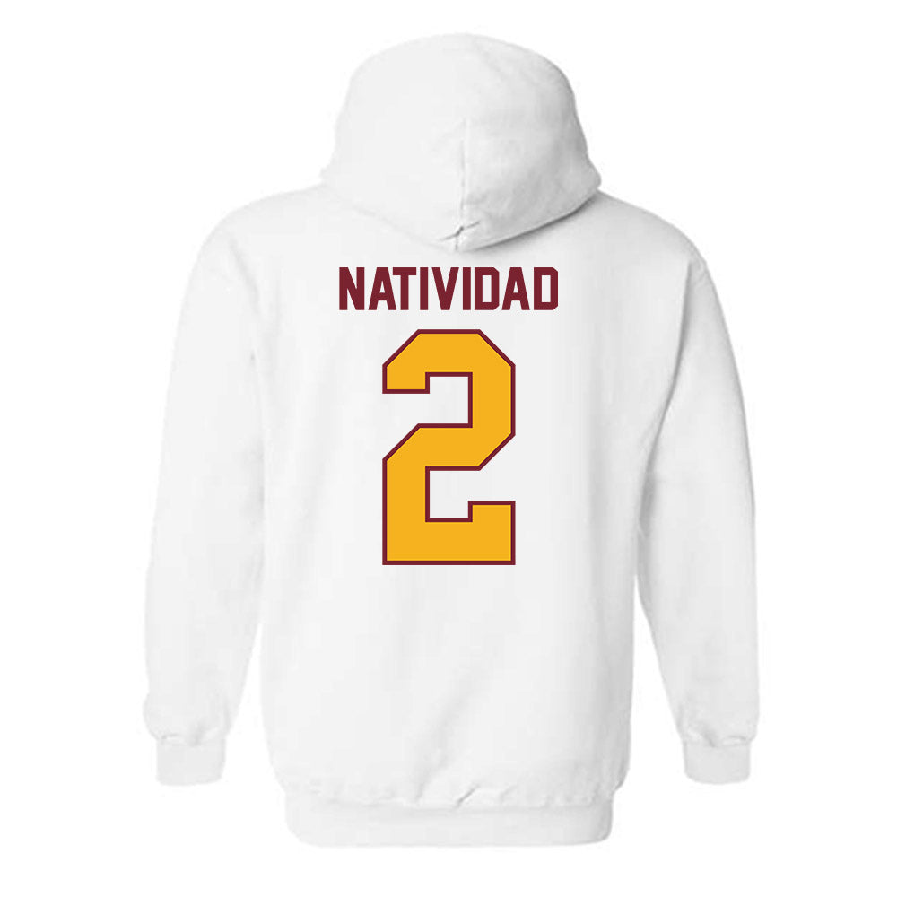 Winthrop - NCAA Baseball : Gabe Natividad - Classic Shersey Hooded Sweatshirt-1
