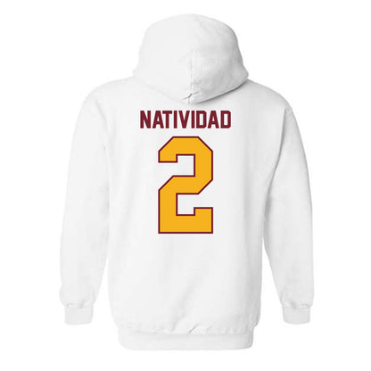 Winthrop - NCAA Baseball : Gabe Natividad - Classic Shersey Hooded Sweatshirt-1