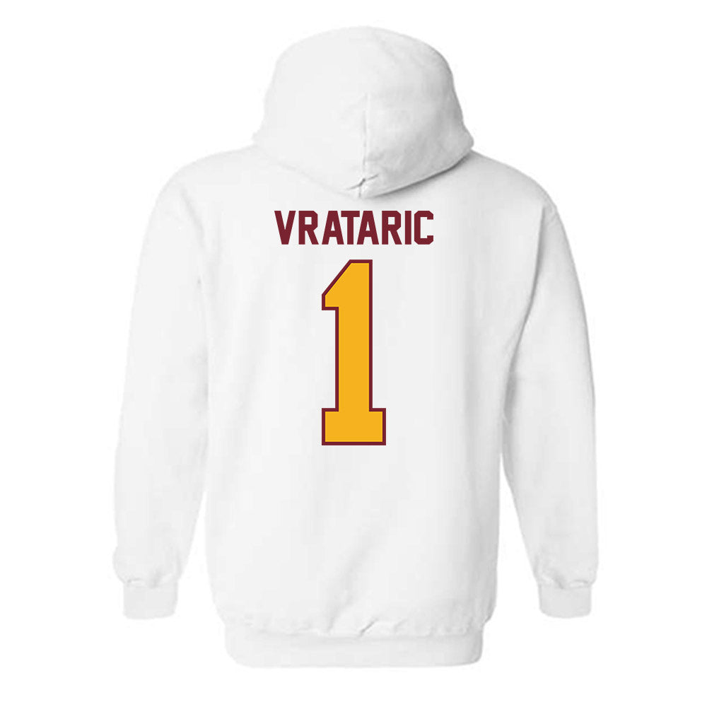 Winthrop - NCAA Women's Soccer : Mia Vrataric - Classic Shersey Hooded Sweatshirt-1