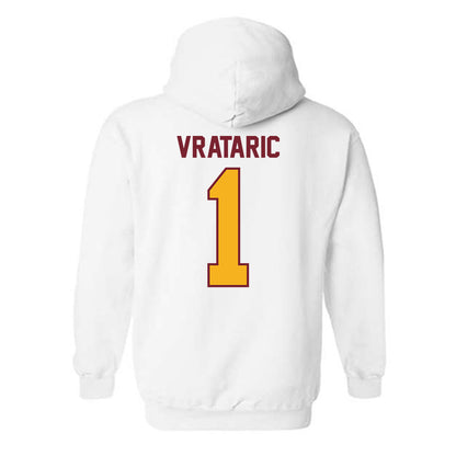 Winthrop - NCAA Women's Soccer : Mia Vrataric - Classic Shersey Hooded Sweatshirt-1