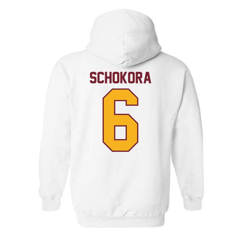 Winthrop - NCAA Women's Soccer : Evyn Schokora - Classic Shersey Hooded Sweatshirt-1