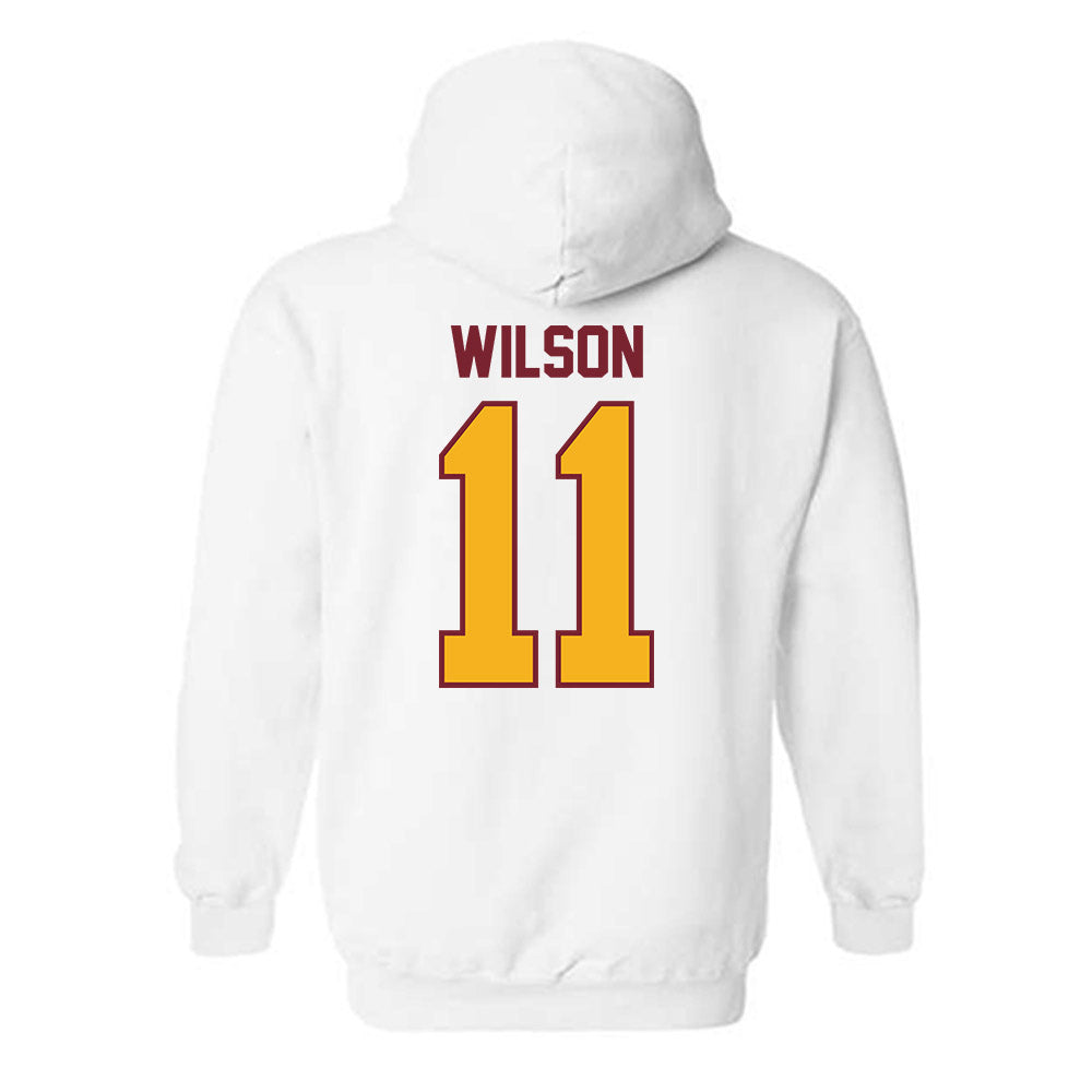Winthrop - NCAA Women's Basketball : Naomi Wilson - Classic Shersey Hooded Sweatshirt-1