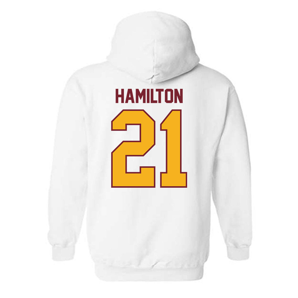 Winthrop - NCAA Men's Basketball : Tai Hamilton - Classic Shersey Hooded Sweatshirt-1