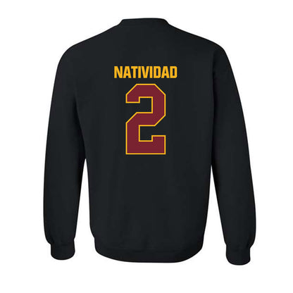 Winthrop - NCAA Baseball : Gabe Natividad - Classic Shersey Crewneck Sweatshirt-1