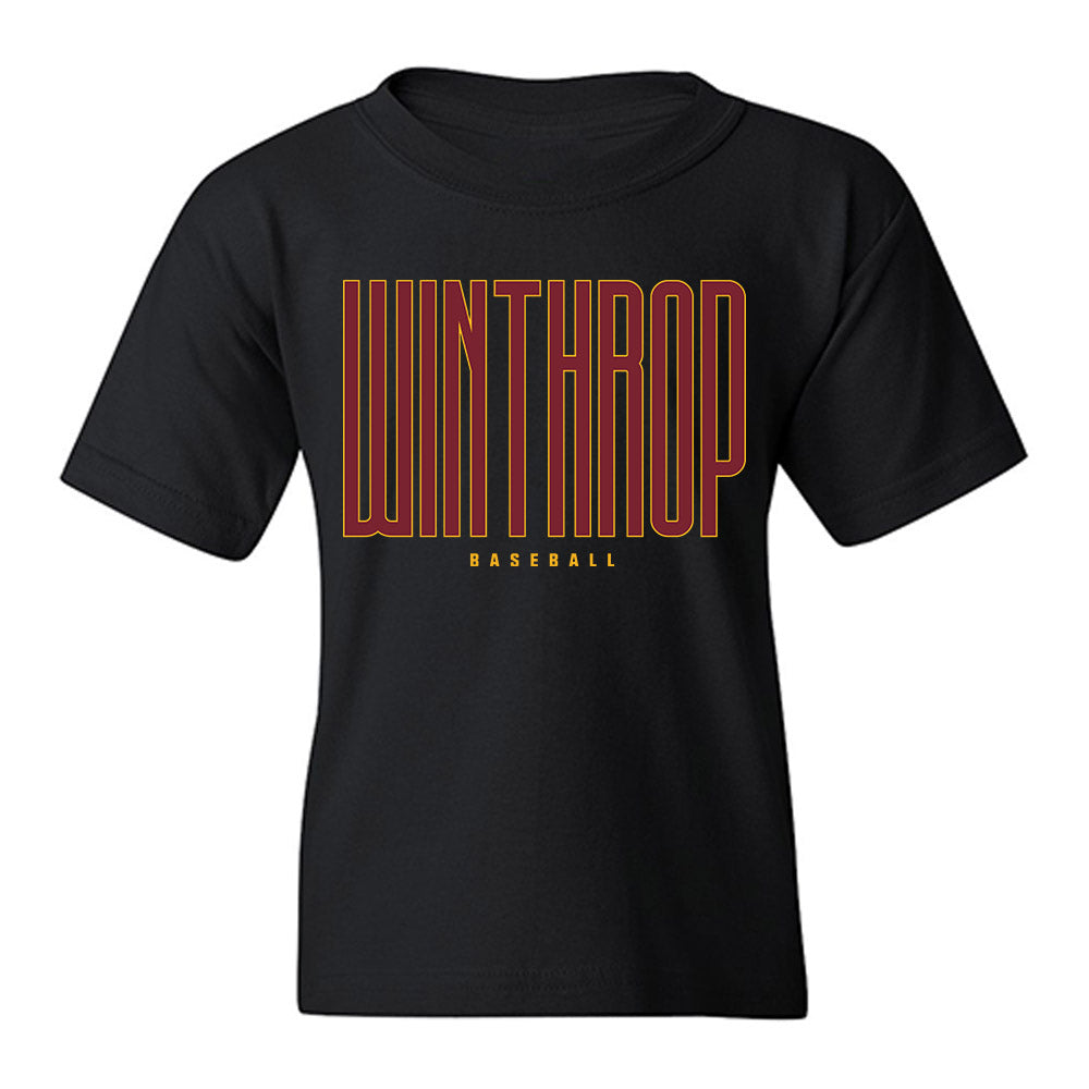 Winthrop - NCAA Baseball : CJ Wallace - Classic Shersey Youth T-Shirt-0