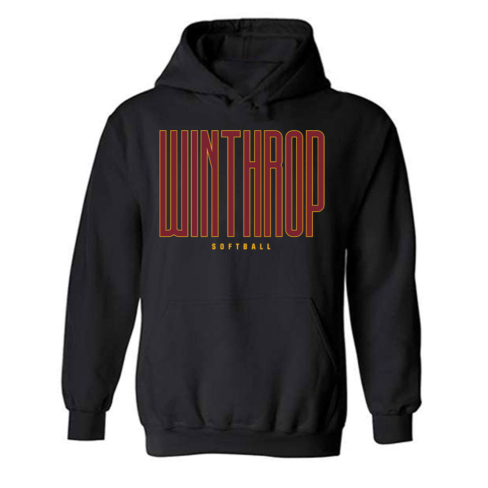 Winthrop - NCAA Softball : Aspen King - Hooded Sweatshirt-0