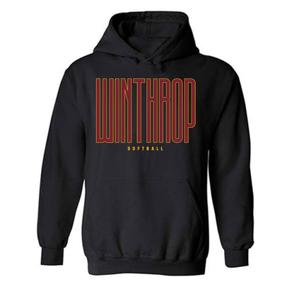 Winthrop - NCAA Softball : Aspen King - Hooded Sweatshirt-0
