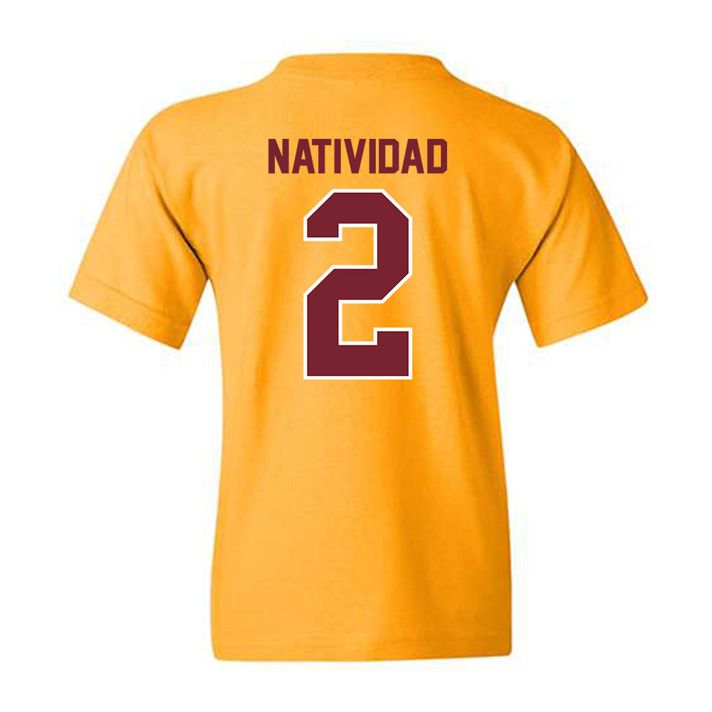 Winthrop - NCAA Baseball : Gabe Natividad - Classic Shersey Youth T-Shirt-1