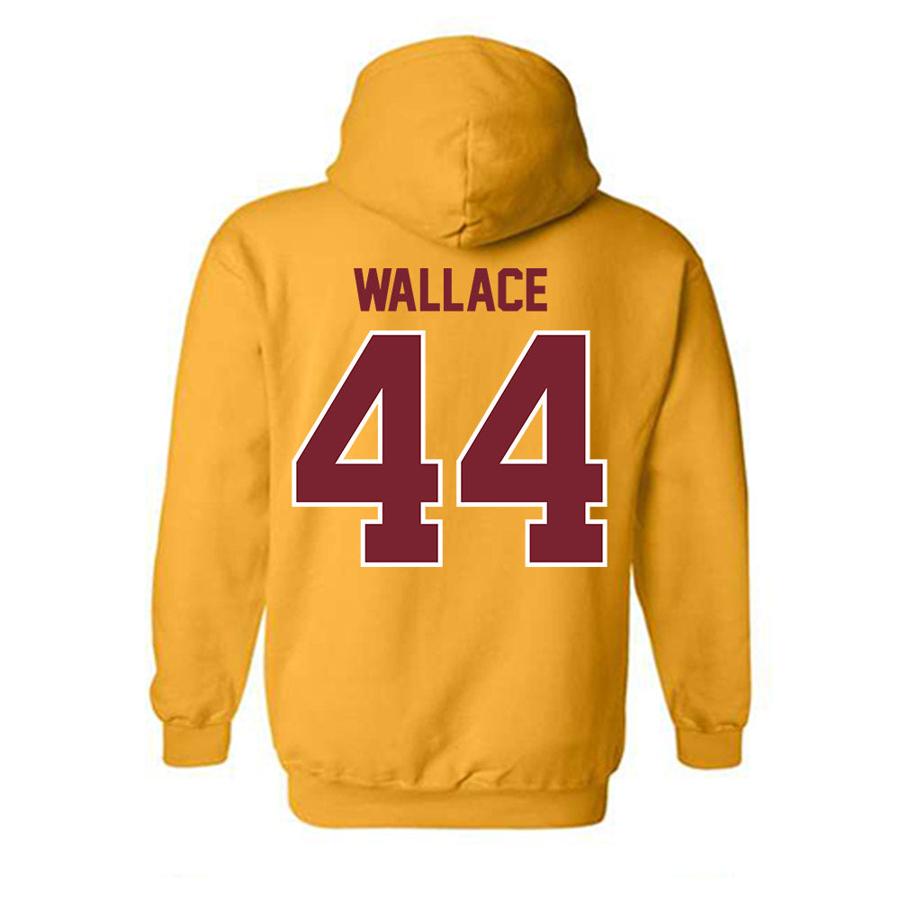 Winthrop - NCAA Baseball : CJ Wallace - Classic Shersey Hooded Sweatshirt-1