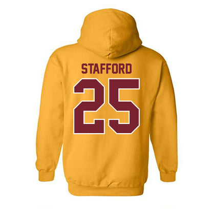 Winthrop - NCAA Men's Soccer : Christian Stafford - Classic Shersey Hooded Sweatshirt-1