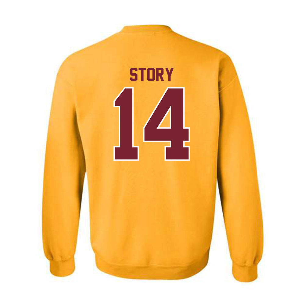 Winthrop - NCAA Men's Soccer : Logan Story - Classic Shersey Crewneck Sweatshirt-1