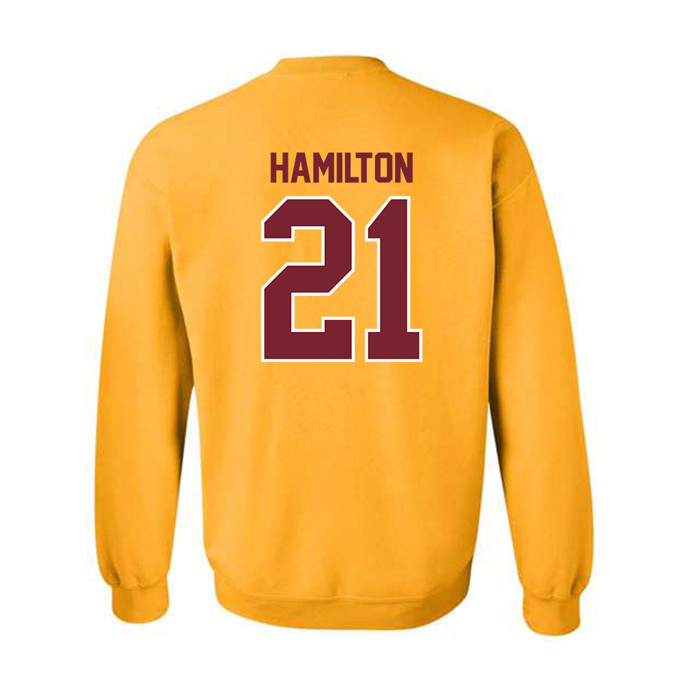 Winthrop - NCAA Men's Basketball : Tai Hamilton - Classic Shersey Crewneck Sweatshirt-1