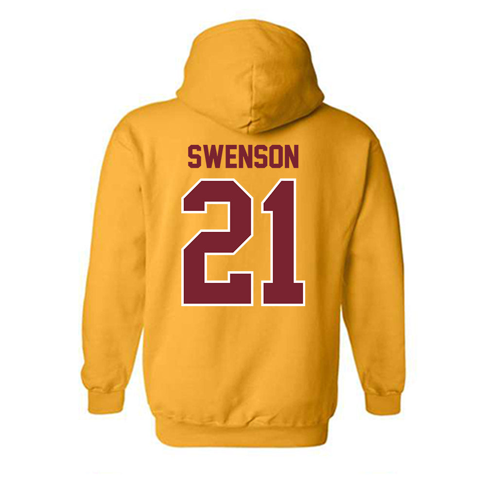 Winthrop - NCAA Men's Soccer : Caleb Swenson - Classic Shersey Hooded Sweatshirt-1