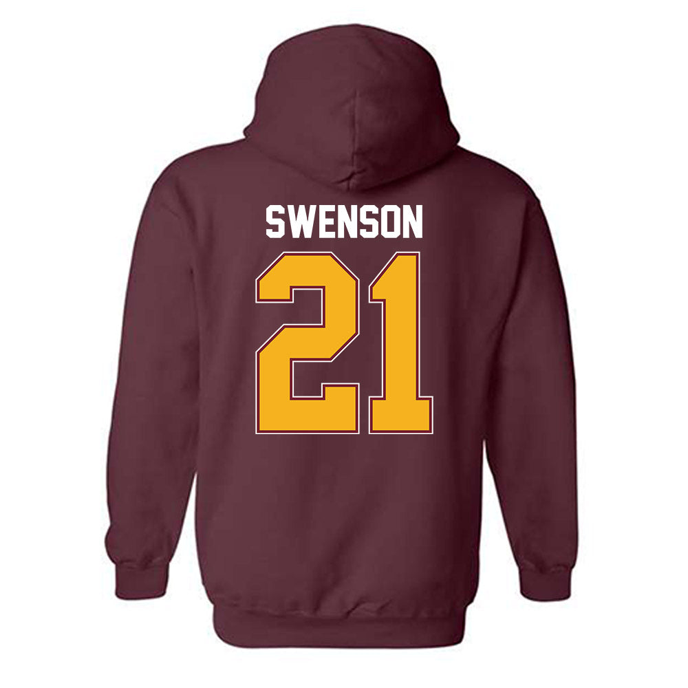 Winthrop - NCAA Men's Soccer : Caleb Swenson - Classic Shersey Hooded Sweatshirt-1