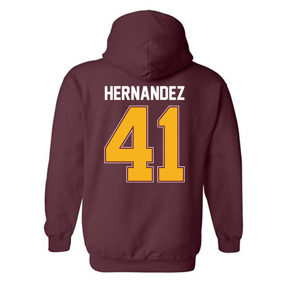 Winthrop - NCAA Baseball : Jaylen Hernandez - Classic Shersey Hooded Sweatshirt-1