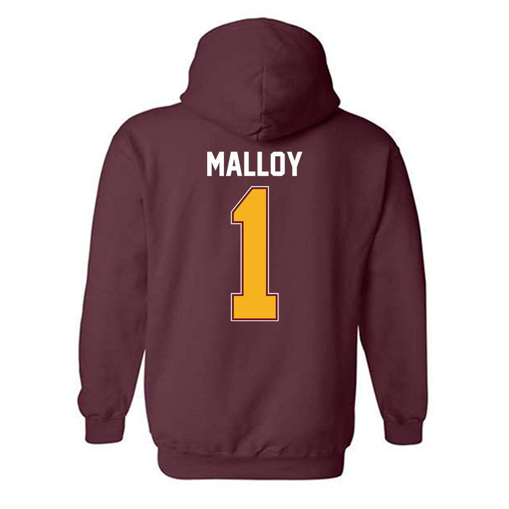 Winthrop - NCAA Women's Volleyball : Makenzie Malloy - Classic Shersey Hooded Sweatshirt-1