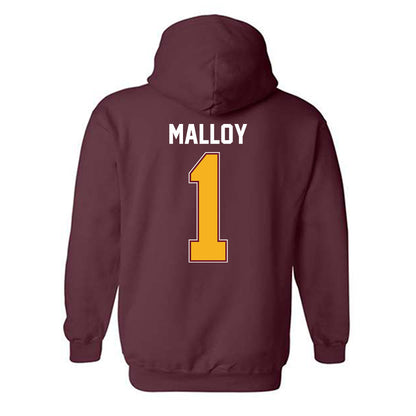 Winthrop - NCAA Women's Volleyball : Makenzie Malloy - Classic Shersey Hooded Sweatshirt-1