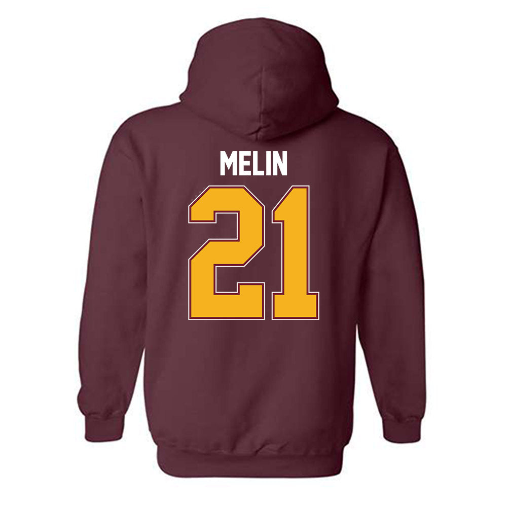 Winthrop - NCAA Women's Soccer : Camdyn Melin - Classic Shersey Hooded Sweatshirt-1