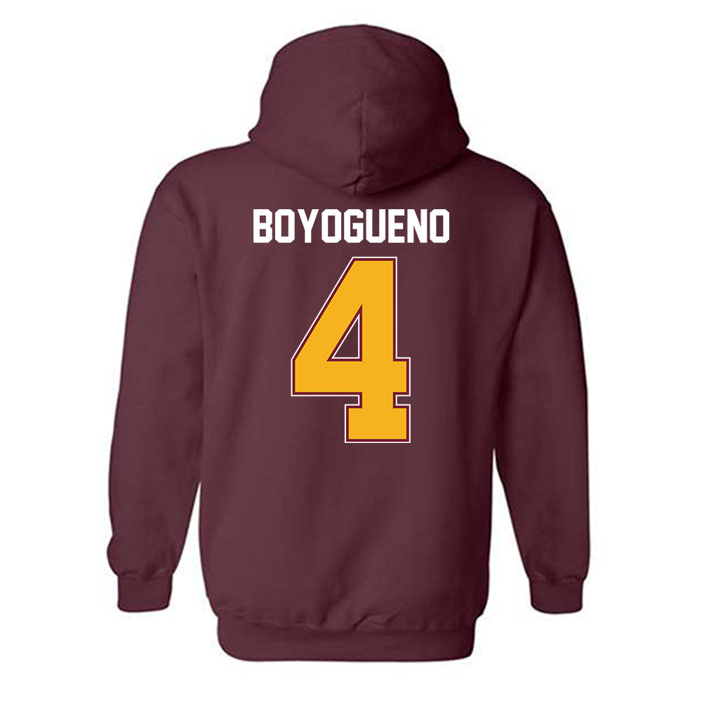 Winthrop - NCAA Men's Basketball : Pharrell Boyogueno - Classic Shersey Hooded Sweatshirt-1