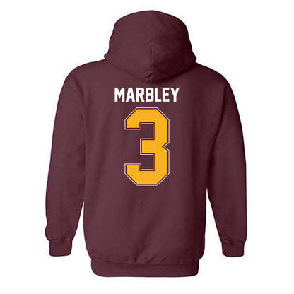 Winthrop - NCAA Women's Volleyball : Trabrece Marbley - Classic Shersey Hooded Sweatshirt-1
