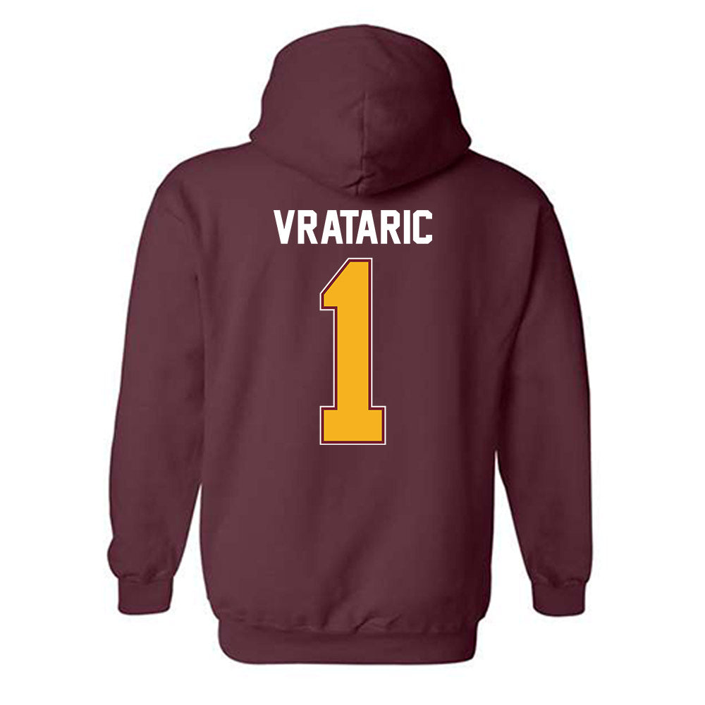 Winthrop - NCAA Women's Soccer : Mia Vrataric - Classic Shersey Hooded Sweatshirt-1