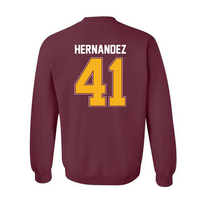 Winthrop - NCAA Baseball : Jaylen Hernandez - Classic Shersey Crewneck Sweatshirt-1