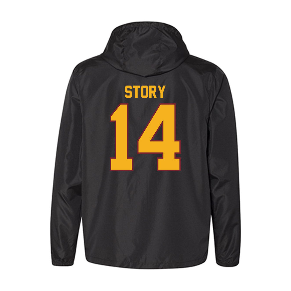 Winthrop - NCAA Men's Soccer : Logan Story - Windbreaker-1