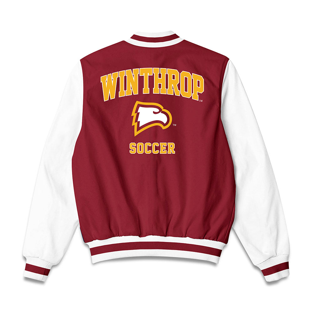Winthrop - NCAA Men's Soccer : Logan Story - Bomber Jacket-1