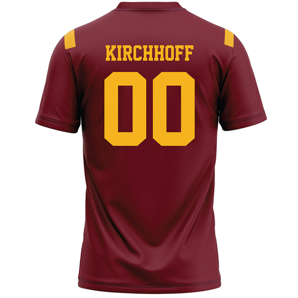Winthrop - NCAA Women's Lacrosse : Susan Kirchhoff - Garnet Lacrosse Jersey -1