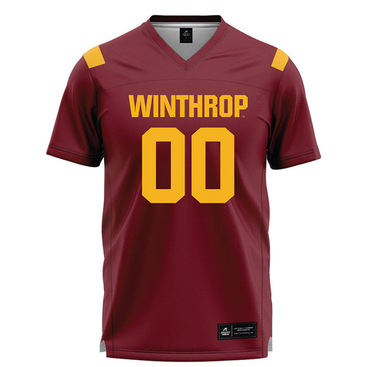 Winthrop - NCAA Women's Lacrosse : Susan Kirchhoff - Garnet Lacrosse Jersey -0