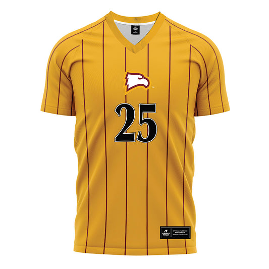 Winthrop - NCAA Men's Soccer : Christian Stafford - Gold Soccer Jersey-0