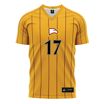 Winthrop - NCAA Men's Soccer : Mathew Williams - Gold Soccer Jersey-0