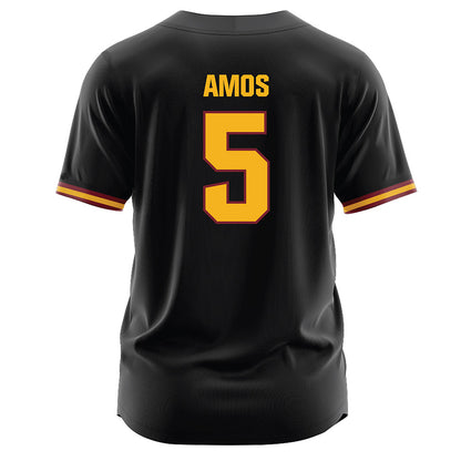 Winthrop - NCAA Softball : Rebecca Amos - Black Jersey-1