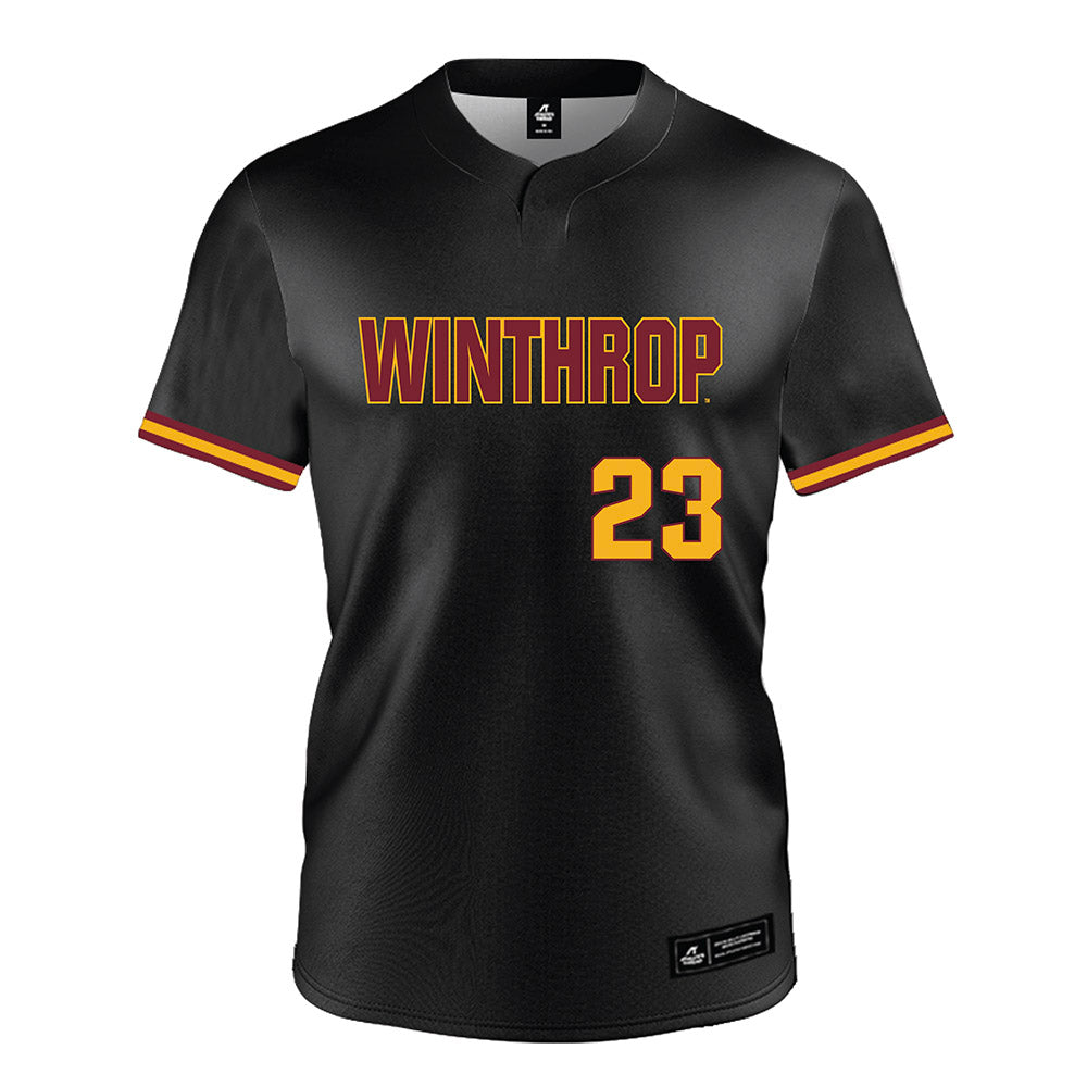 Winthrop - NCAA Softball : Ali Bunch - Black Jersey-0