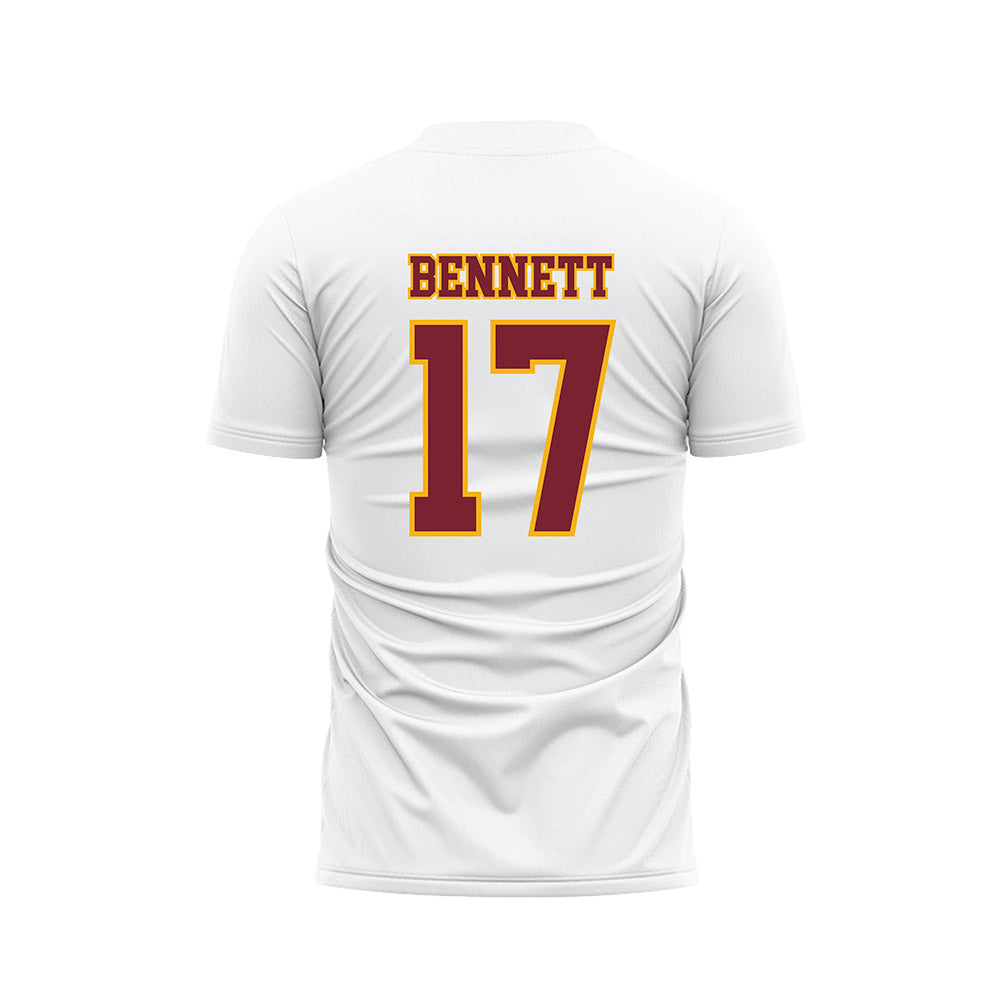 Winthrop - NCAA Women's Soccer : Laura Bennett - White Soccer Jersey-1