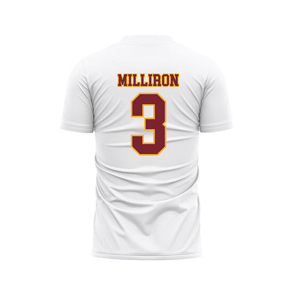 Winthrop - NCAA Women's Soccer : Emma Milliron - White Soccer Jersey-1