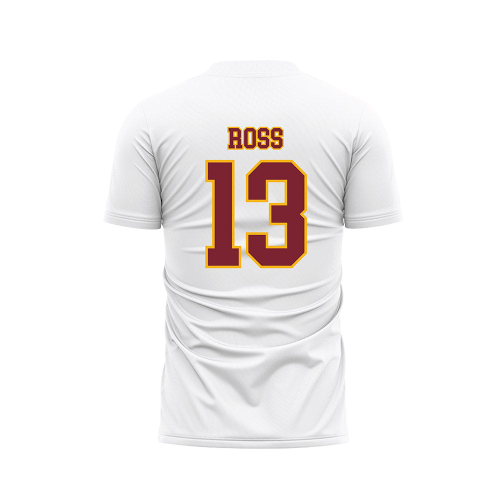 Winthrop - NCAA Women's Soccer : Ashley Ross - White Soccer Jersey-1