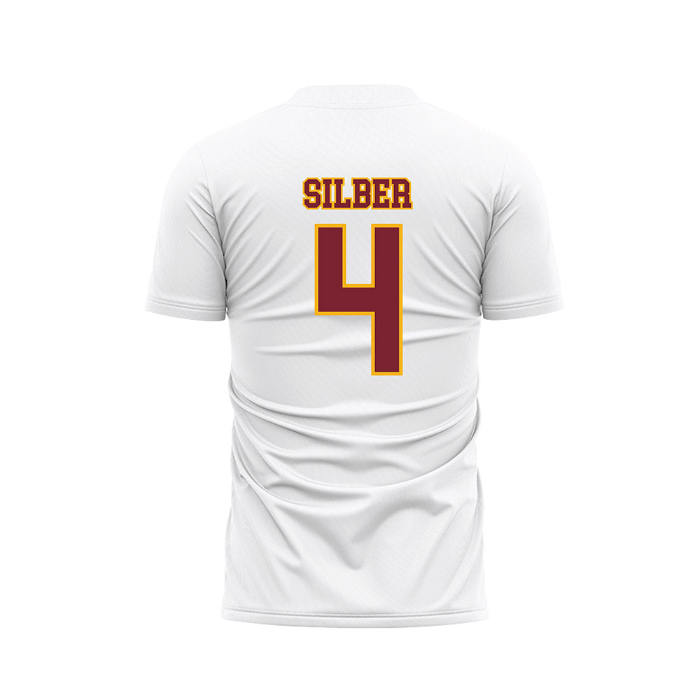 Winthrop - NCAA Women's Soccer : Mia Silber - White Soccer Jersey-1