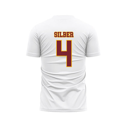 Winthrop - NCAA Women's Soccer : Mia Silber - White Soccer Jersey-1