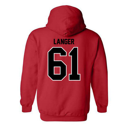 Eastern Washington - NCAA Baseball : Andrew Langer - Classic Shersey Hooded Sweatshirt-1
