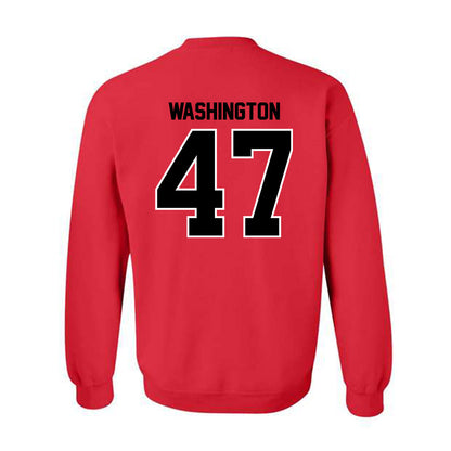 Eastern Washington - NCAA Football : Messiah Washington - Classic Shersey Crewneck Sweatshirt-1