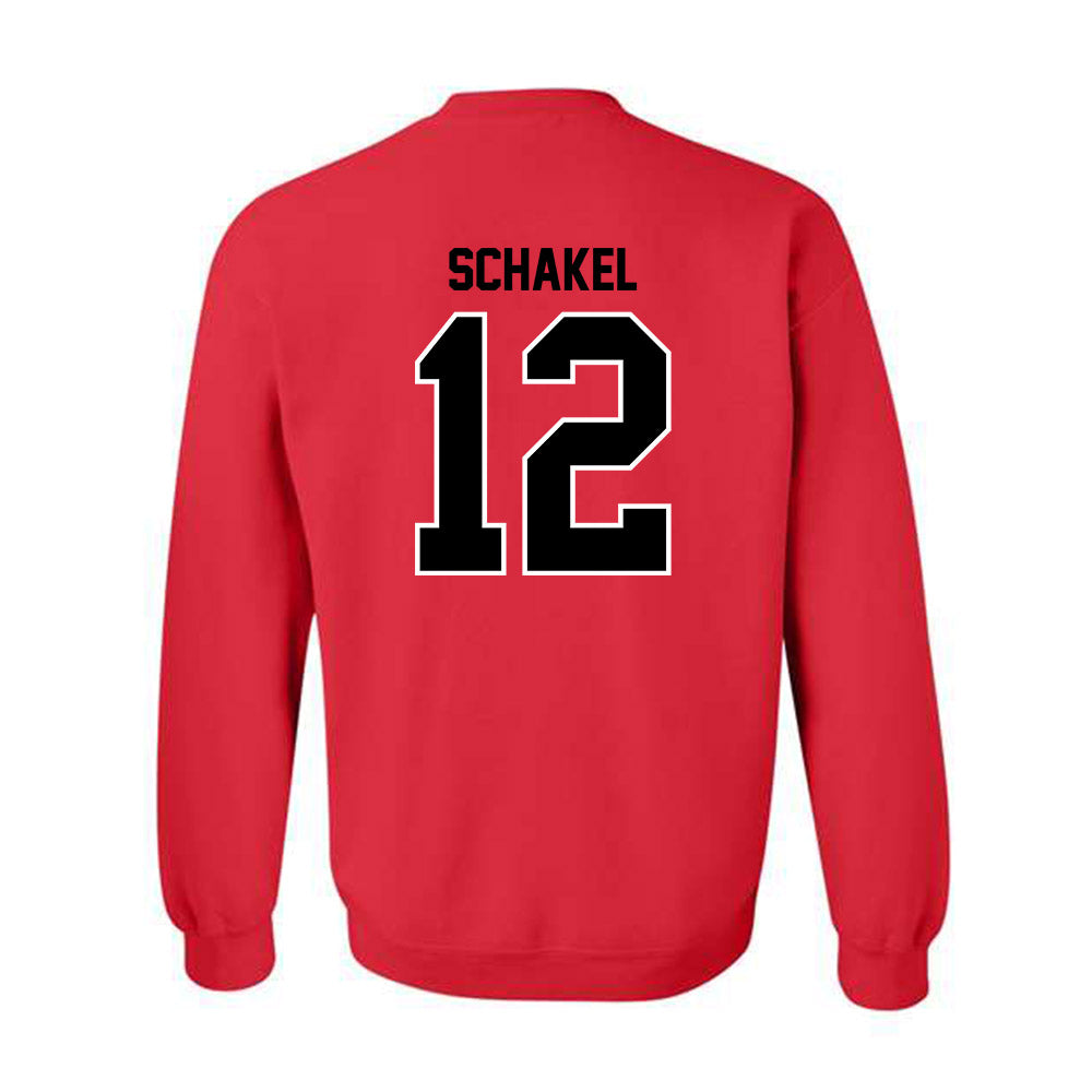 Eastern Washington - NCAA Football : Jake Schakel - Classic Shersey Crewneck Sweatshirt-1