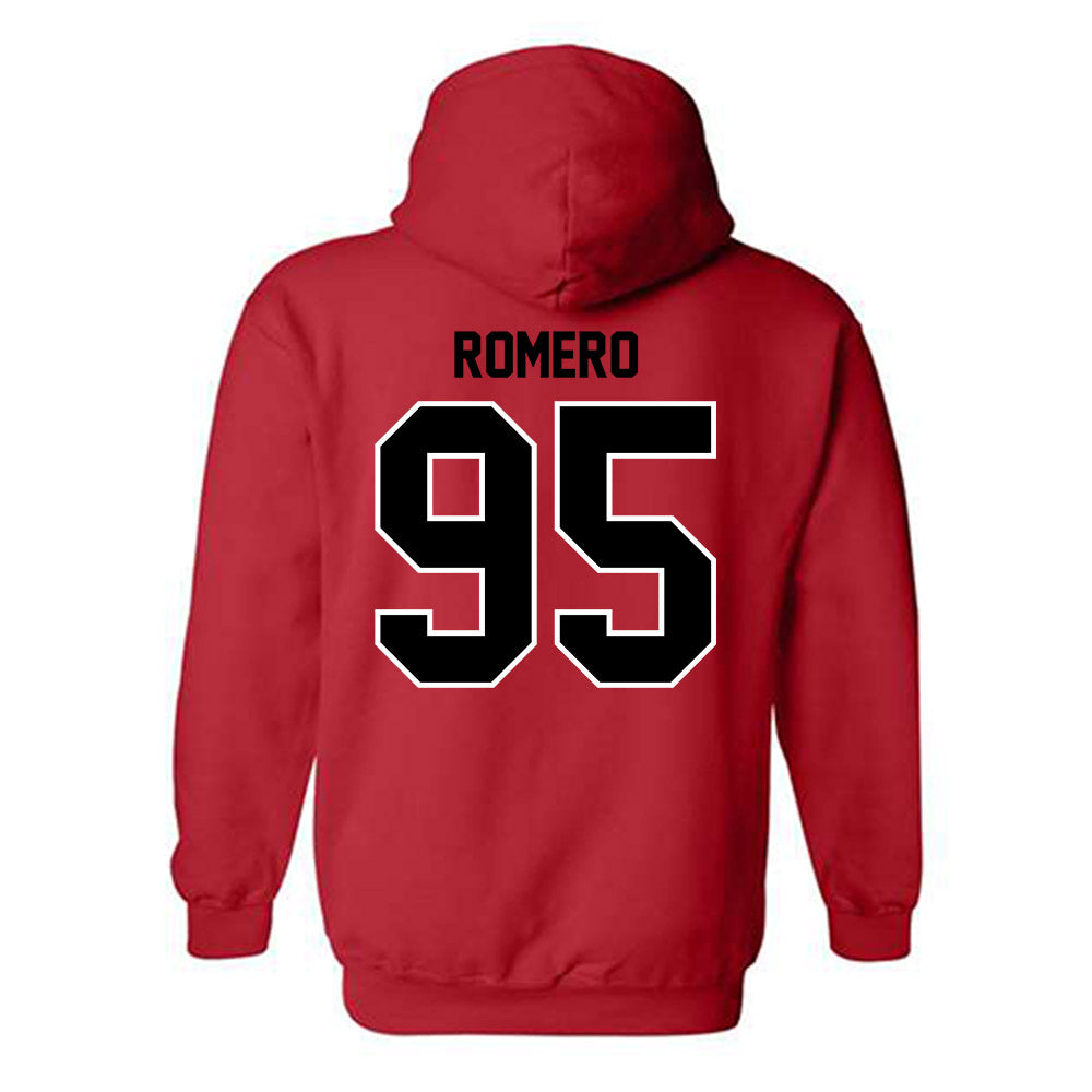 Eastern Washington - NCAA Football : Waylon Romero - Classic Shersey Hooded Sweatshirt-1