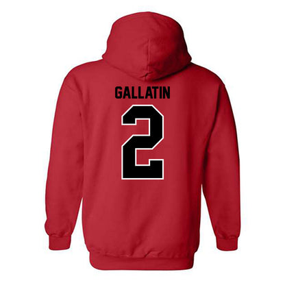 Eastern Washington - NCAA Women's Basketball : Ella Gallatin - Classic Shersey Hooded Sweatshirt-1