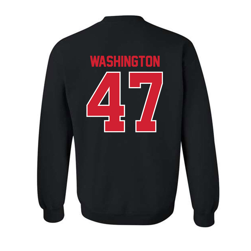 Eastern Washington - NCAA Football : Messiah Washington - Classic Shersey Crewneck Sweatshirt-1