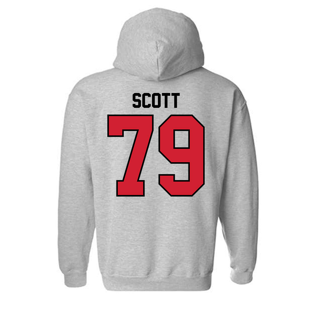 Eastern Washington - NCAA Football : Dylan Scott - Classic Shersey Hooded Sweatshirt-1