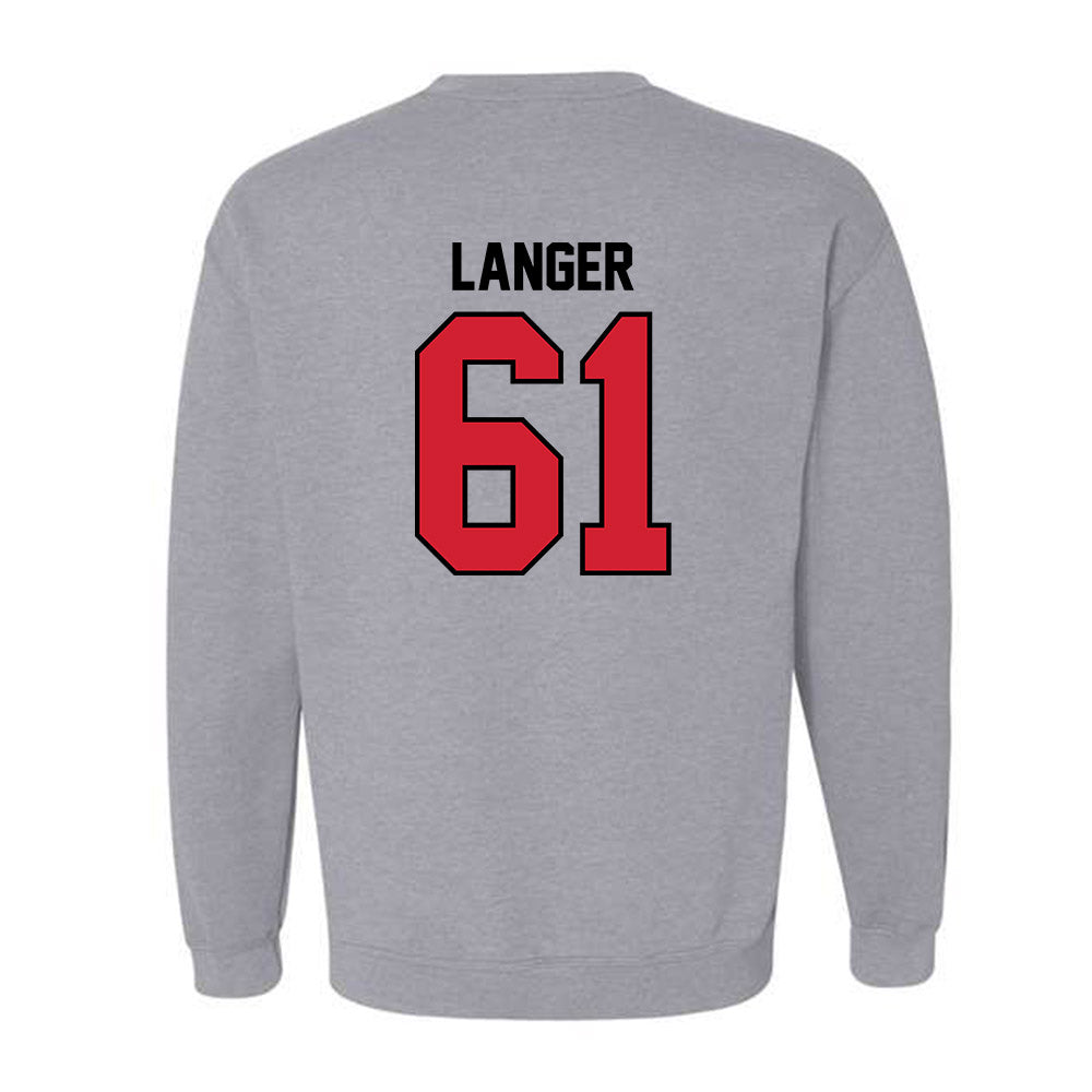 Eastern Washington - NCAA Baseball : Andrew Langer - Classic Shersey Crewneck Sweatshirt-1